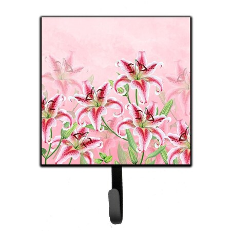 Jensendistributionservices Pink Lillies Leash or Key Holder MI1716635